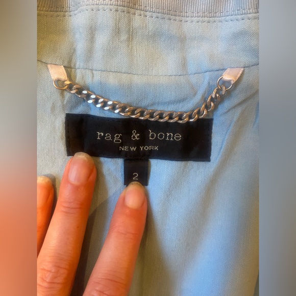 BABY BLUE RAG AND BONE SUIT - Picture 10 of 15
